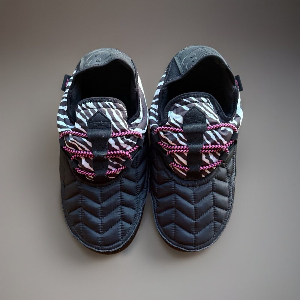 New Balance Caravan Moc Slippers Black Zebra Print Synthetic Men’s Size 9 - Picture 3 of 13
